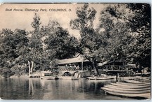 Postcard OH Columbus Boat