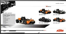 KTM X-Bow Prices & Optional Extras 2009 European Markets Single Sheet Brochure