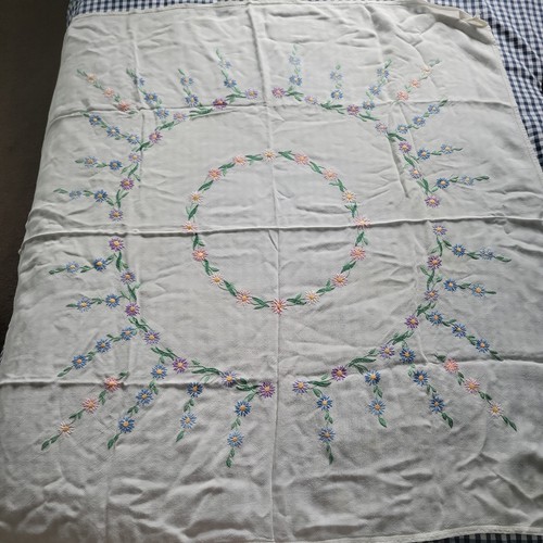 Vintage hand embroidered - hand,