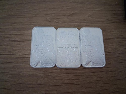 1oz silver bar star wars - star,