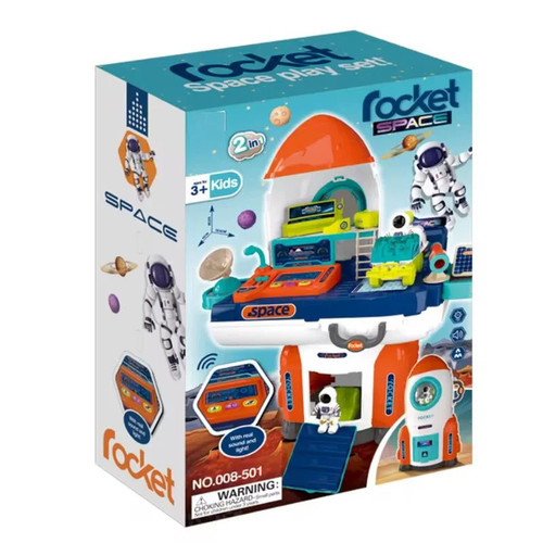 Space rocket toy set - space, –