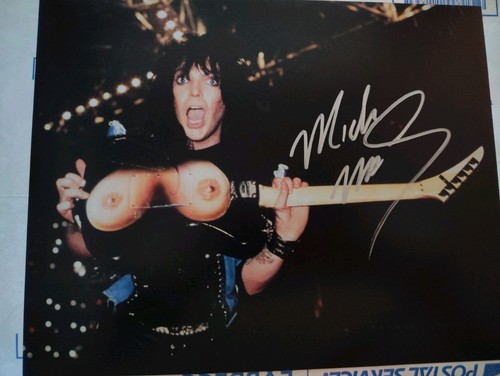 Motley crue mick - mars, signed