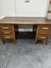 Vintage Teachers Desk with Drawers