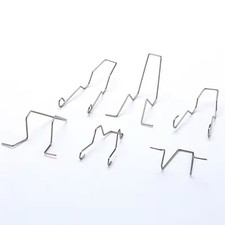 6Pcs Metal Headlight Bulb Spring Clips Car Headlamp Light Bulb Retainer Buckles