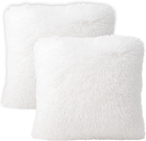 Fluffy cushions white cushion - cushions,,