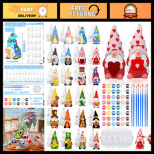 24 Pcs Paint Your Own Gnomes -