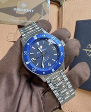 Brand New Unworn BREMONT Supermarine 300M Blue Gradient Dial - SM40-ND-SS-BL-B