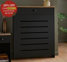 Black Radiator Cover Cabinet