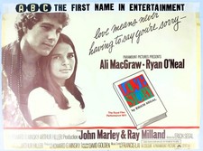 LOVE STORY ORIGINAL UK QUAD