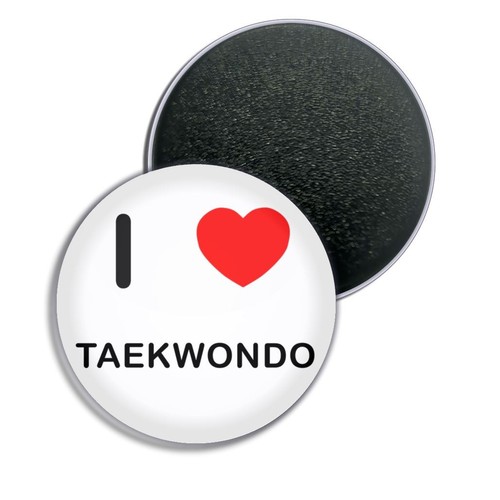 Taekwondo love heart fridge - taekwondo,