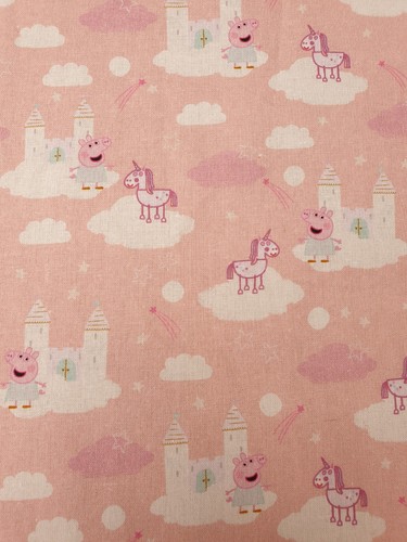 Peppa pig fabric 100 - pig, 100%