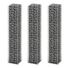 3x Gabions Garden Wall Stone