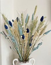 DRIED FLOWERS NATURAL, COBALT