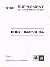 BEDFORD HA SERIES VAN 1972-