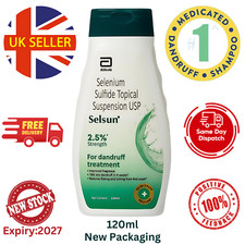 Selsun Suspension Anti Dandruff Shampoo 120 ml Expiry 2027 Free Delivery