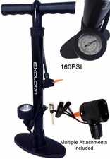 Bike hand standing - bike, pump