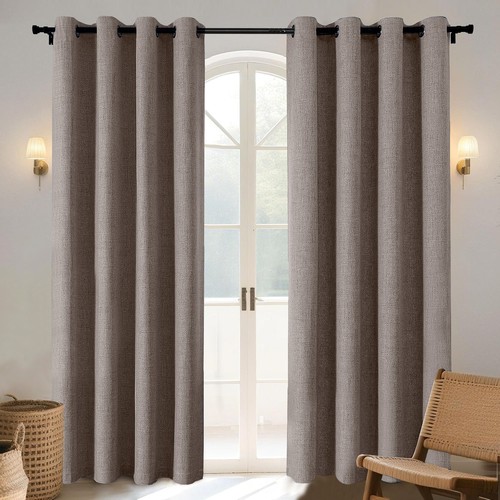 2pcs blackout curtains eyelet - 2pcs,