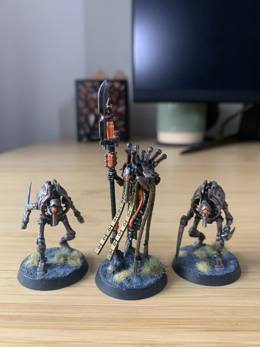 Warhammer 40k painted necron - warhammer,