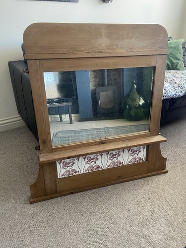 Beautiful antique over mantel - beautiful,