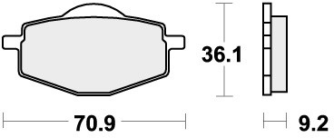Sbs brake pads - sbs,