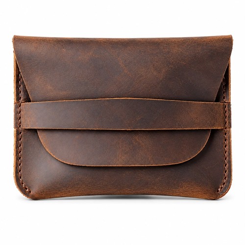 Genuine leather card holder - card,