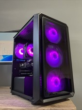 1080p Gaming PC RX 580 8GB, 4-Core i5, 16GB RAM 512GB SSD, Custom RGB, Fortnite