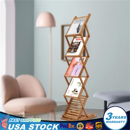 Foldable wood book - wood, rack