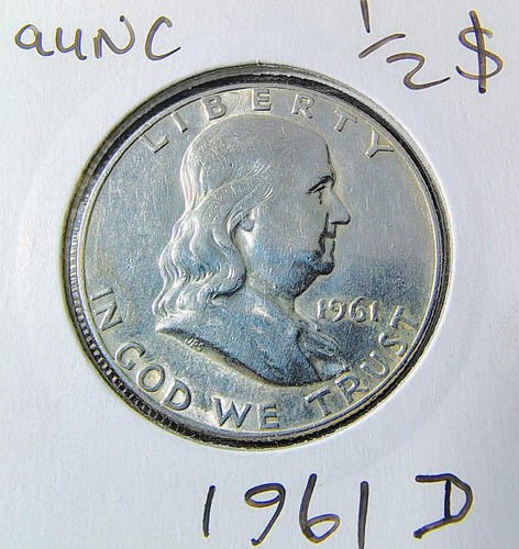 1961 walking liberty half - 1961,
