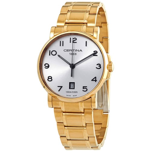 Certina caimano silver dial - certina,