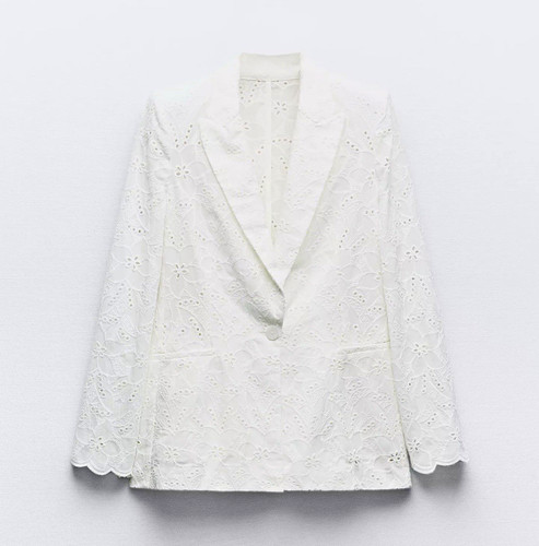 Zara women white - white, floral