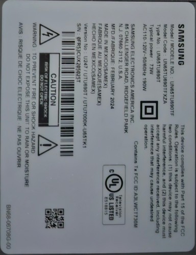 Samsung un65tu690t led - un65tu690t, tv