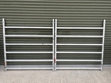 Pair Of Boss Clima 1.5m Aluminium Scaffold Tower Wide / Double Frames