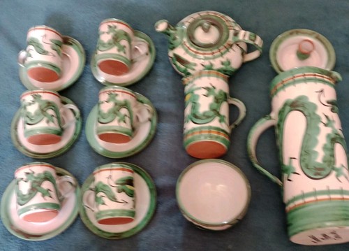 Tintagel pottery dragon - pottery, 6