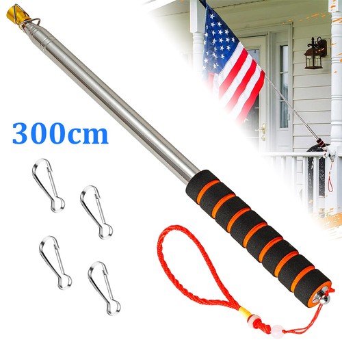 Telescopic flag pole - flag,