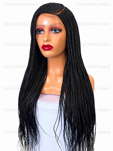 Cut lace front - c-cut, braided