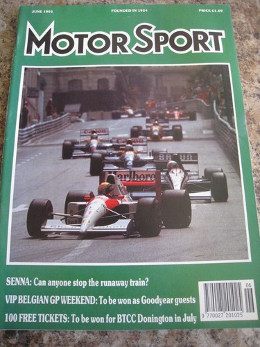 Motor sport jun 1991 senna - motor,