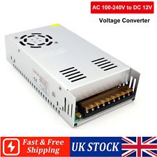 AC 100-240V to DC 12V 30A 360W Voltage Transformer Switch Power Supply Converter