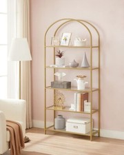 Gold Display Cabinet Glass