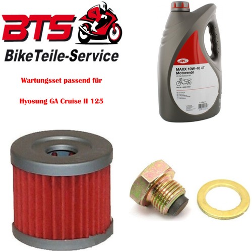 Set oil filter drain plug - 4l,