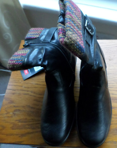 Flexi mid calf knit boot - calf,