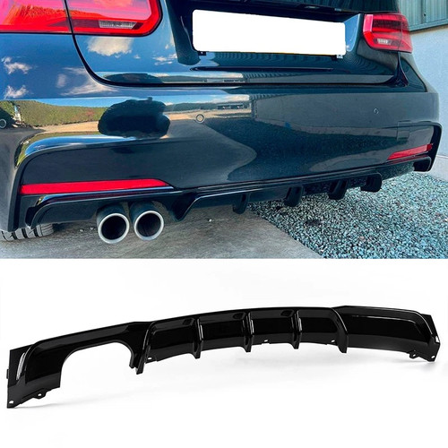 Gloss black rear bumper - gloss,