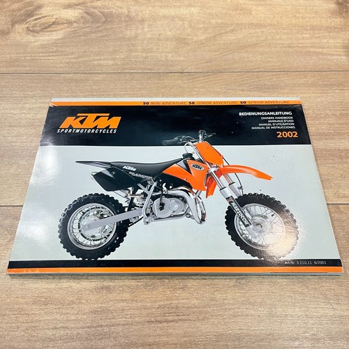 Ktm oem owner - owner's, handbook