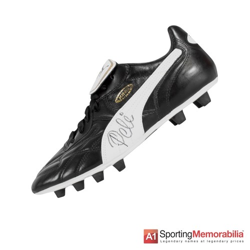 Pele signed boot puma - pele,