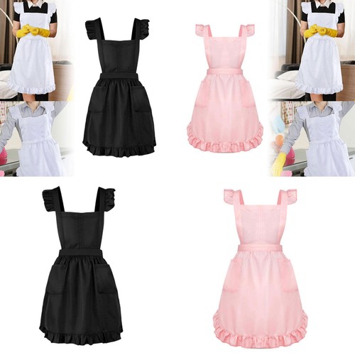 Retro ruffle apron adjustable - retro,