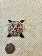 Scottish anodised badge with lugs