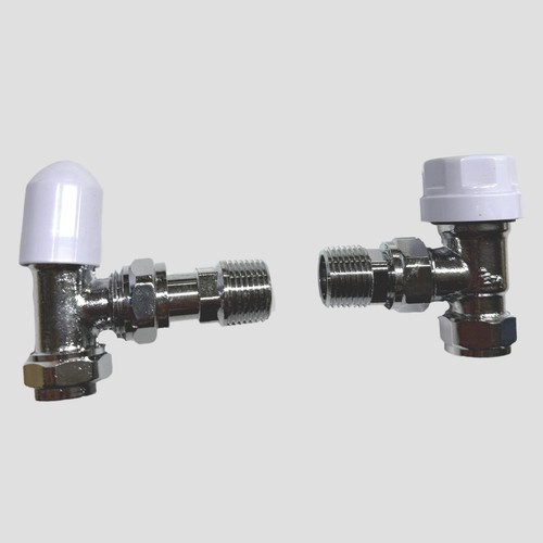 Radiator valves 15mm angled - valves,