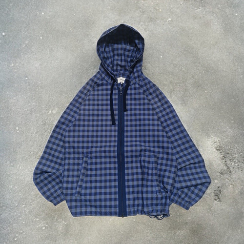 Vintage japanese blue plaid - vintage,
