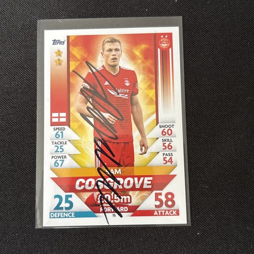 Signed sam cosgrove aberdeen - signed,