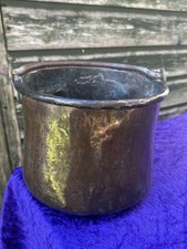 Vintage copper cauldron - vintage,