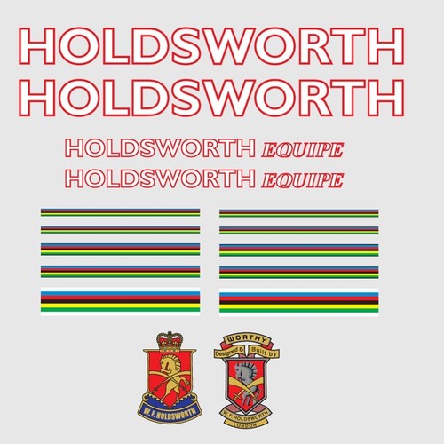 Holdsworth bicycle decals - holdsworth,